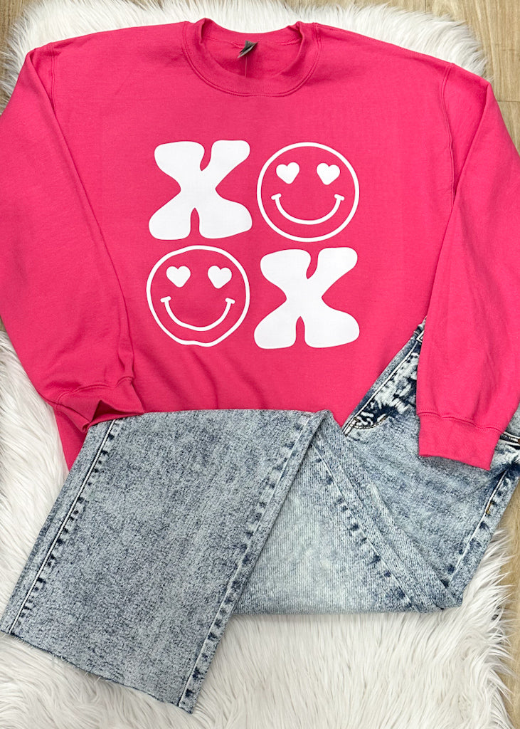 XOXO Happy Face Sweatshirt