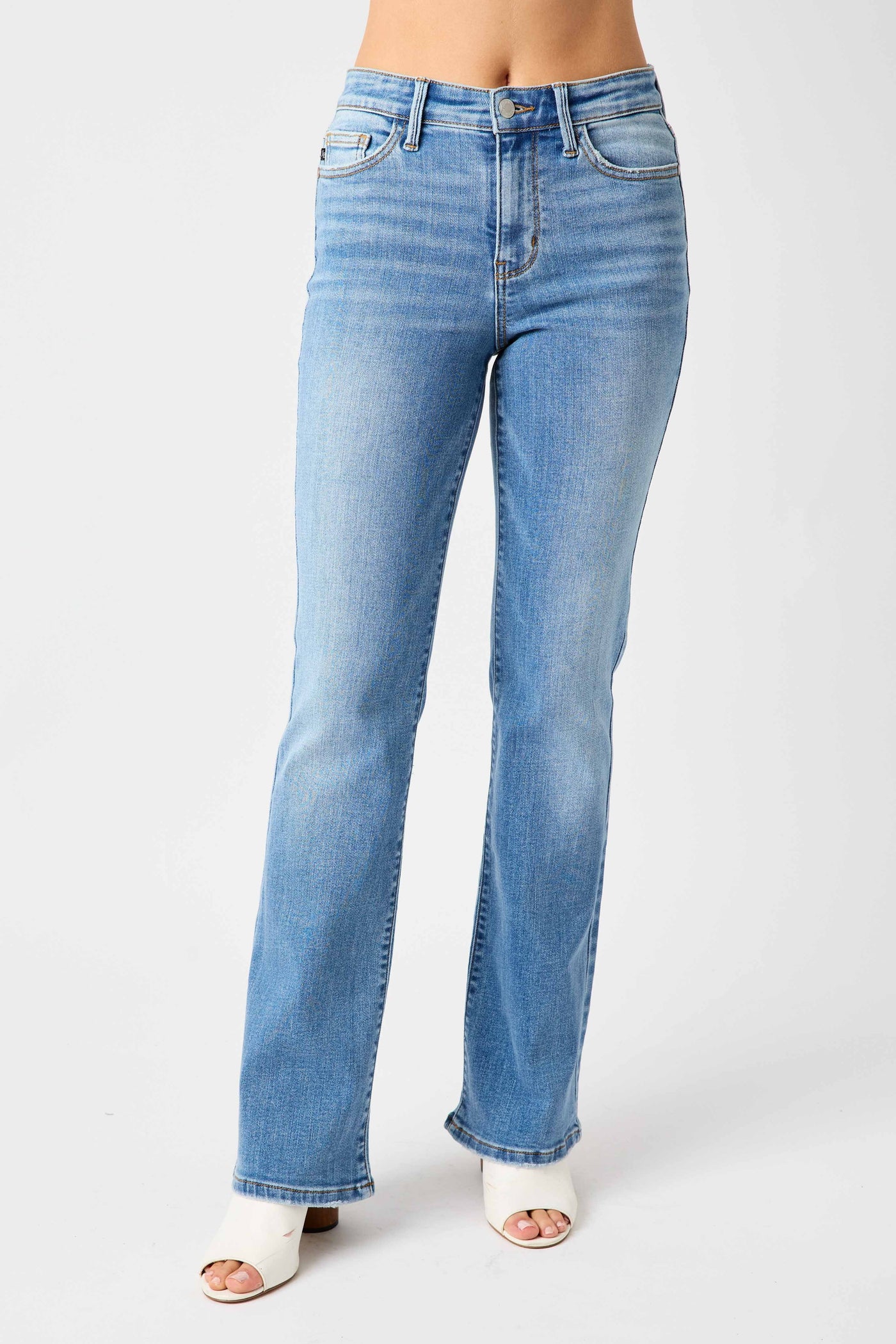 Judy Blue Mid Rise Bootcut Jeans