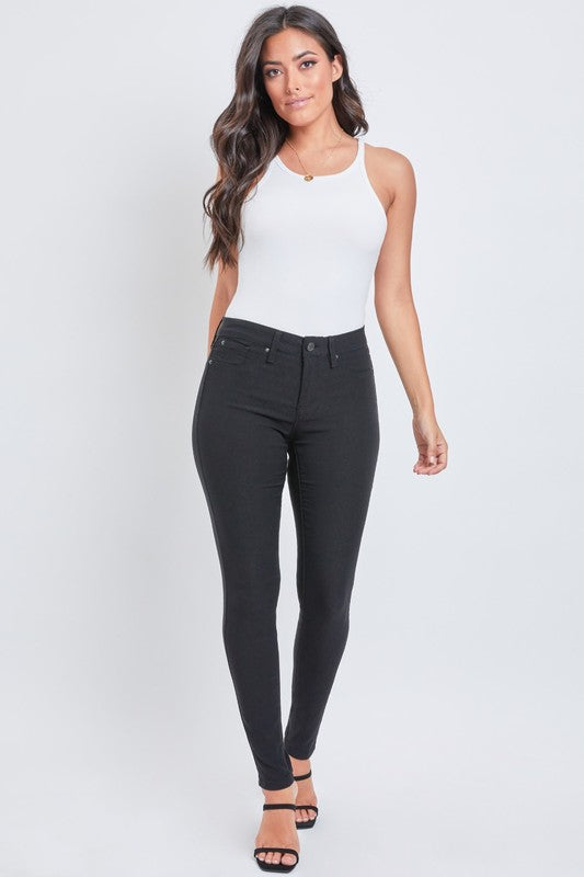 Hyper Stretch Mid Rise Skinny Jeans