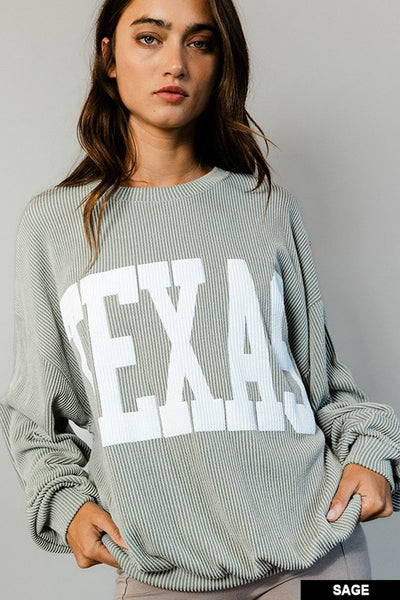 Texas Ribbed Sweater