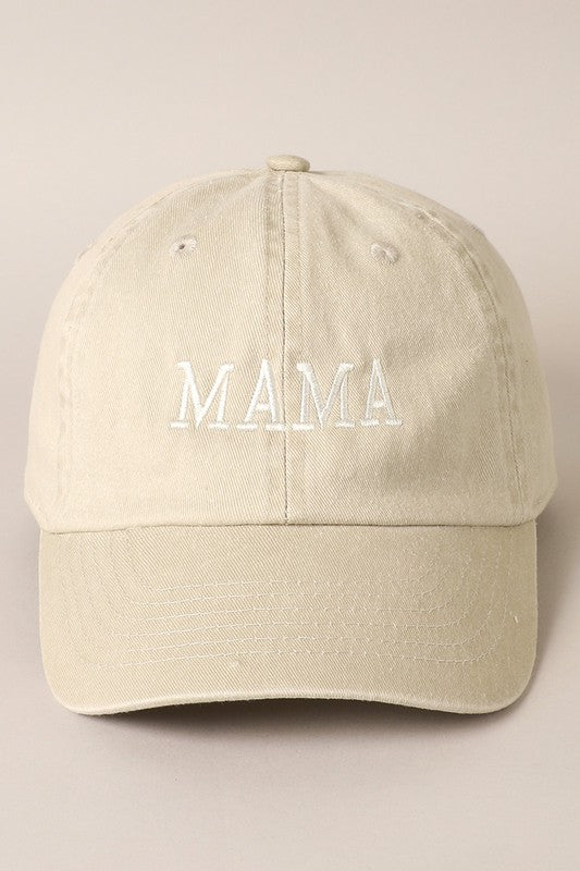 Mama Monochrome Embroidered Hat
