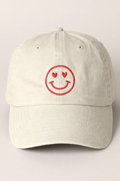 Happy Face Heart Eyes Hat