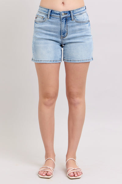 Judy Blue Mid Rise Vintage Dad Shorts