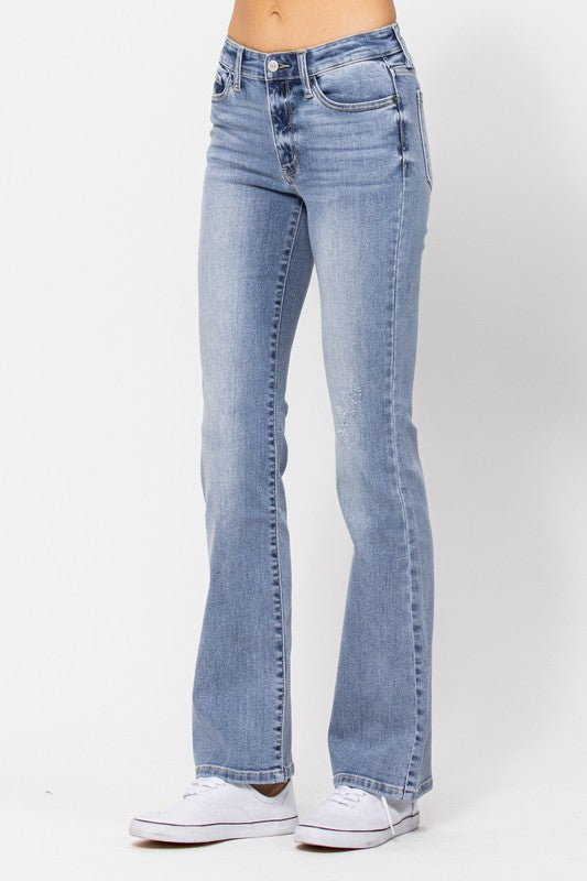 Judy Blue Mid Rise Core Bootcut Jeans