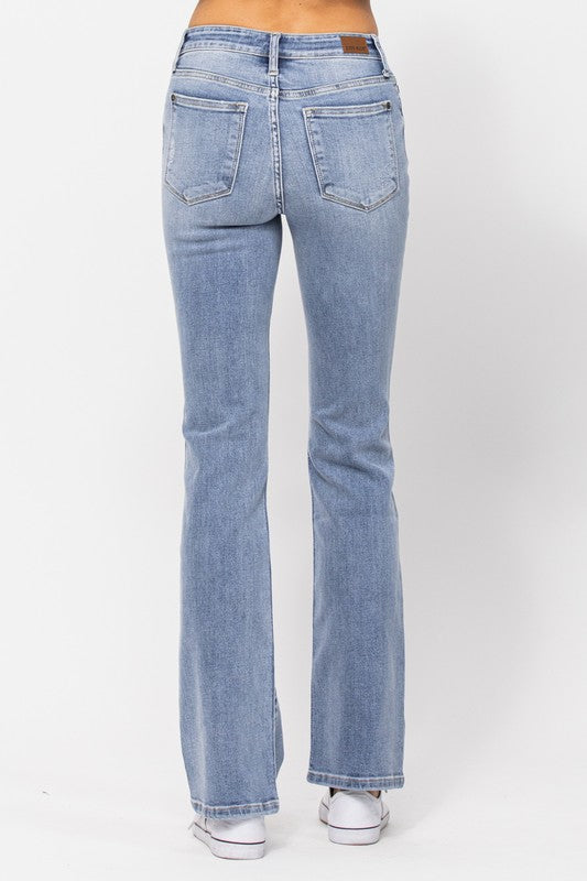 Judy Blue Mid Rise Core Bootcut Jeans