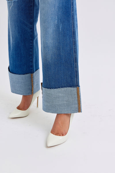 Judy Blue High Rise Wide Leg Jeans