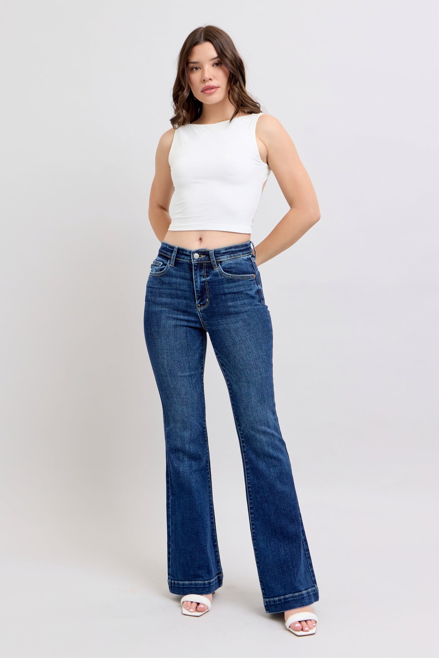 Judy Blue High Rise Trouser Flare