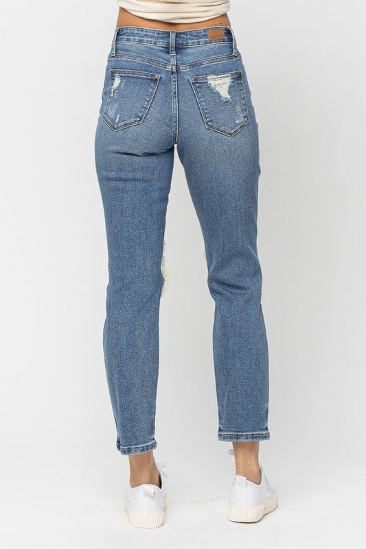 Judy Blue High Waist Destroyed Boyfriend Jeans