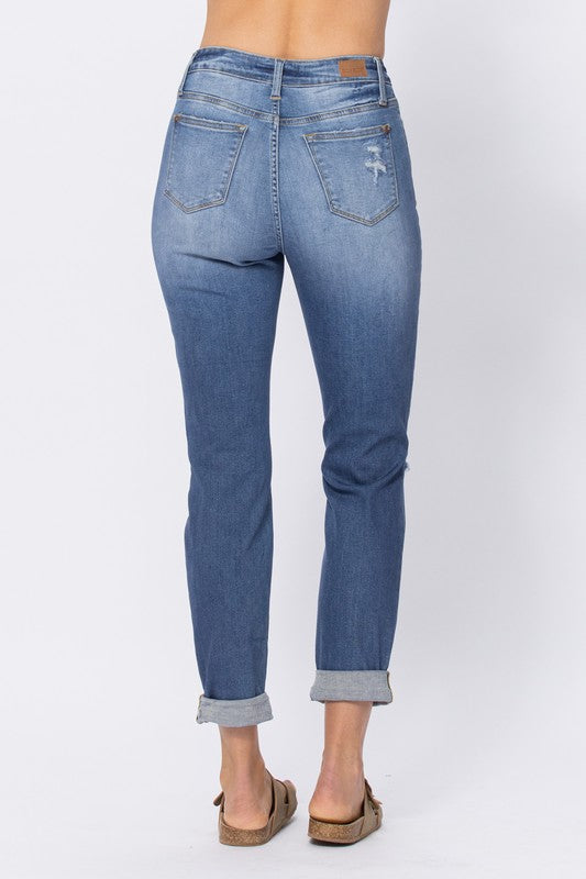 Judy Blue High Waist Boyfriend Jeans