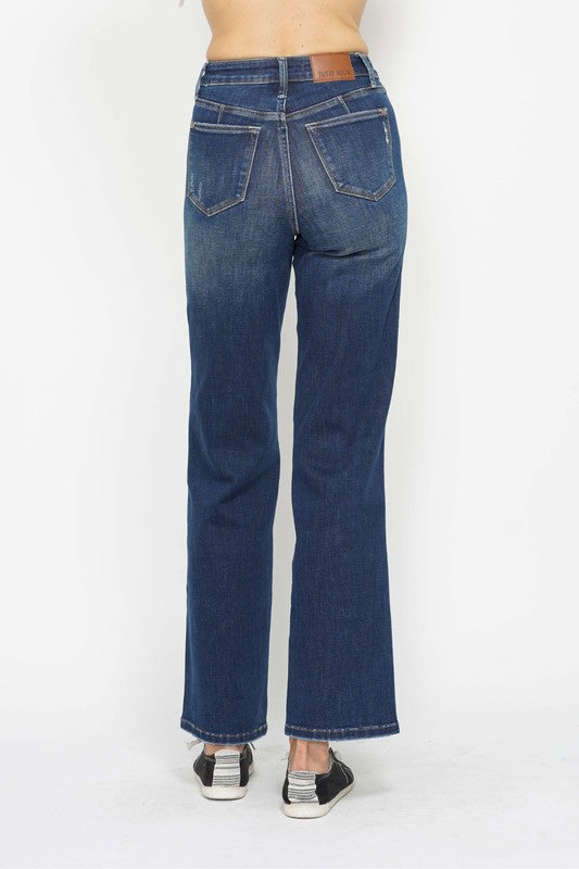 Judy Blue High Waist Tummy Control Straight Leg Jeans