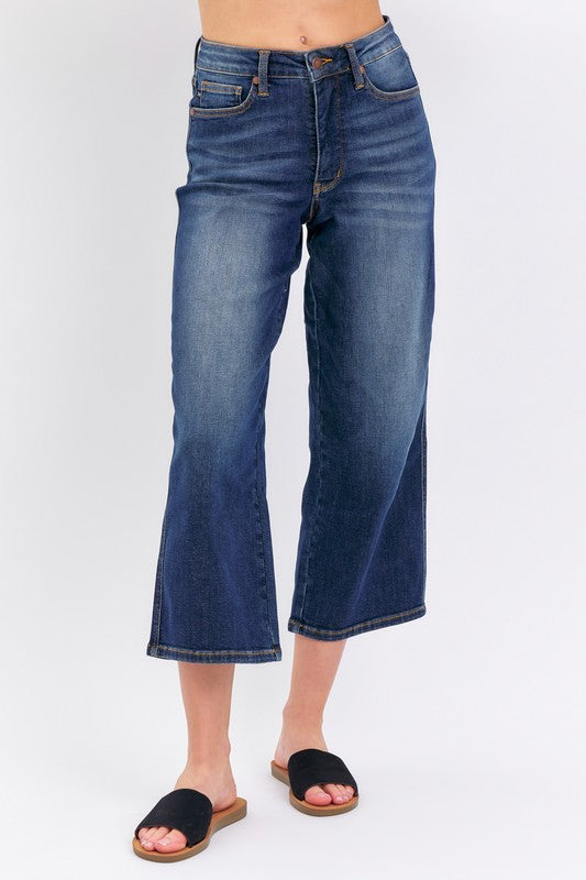 Judy Blue Mid Rise Crop Jeans