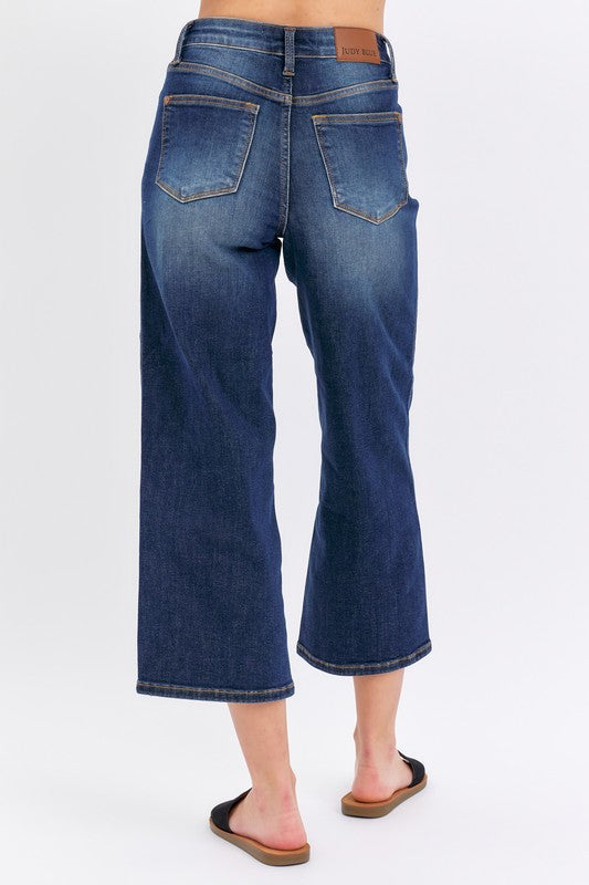 Judy Blue Mid Rise Crop Jeans