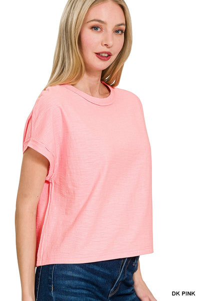 Cotton Slub Short Sleeve Tee