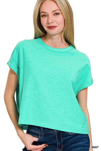 Cotton Slub Short Sleeve Tee