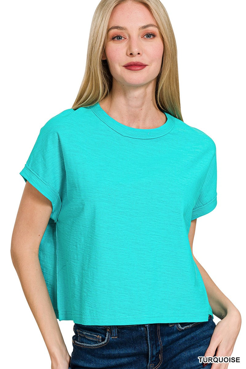 Cotton Slub Short Sleeve Tee