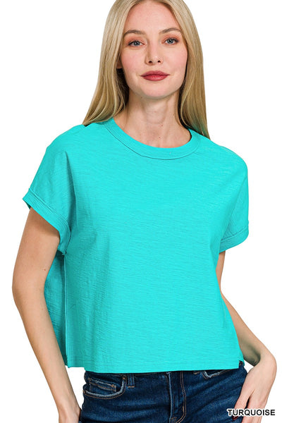 Cotton Slub Short Sleeve Tee