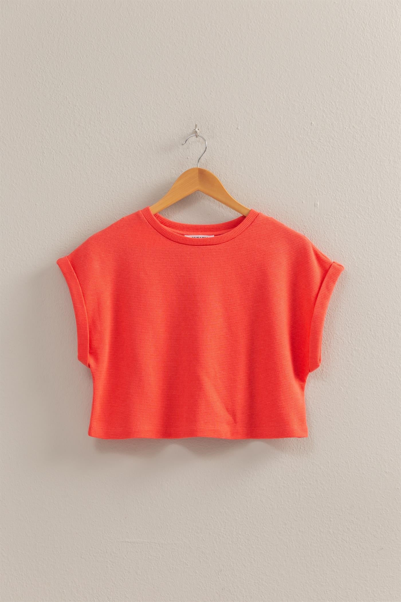 Waffle Knit Short Top
