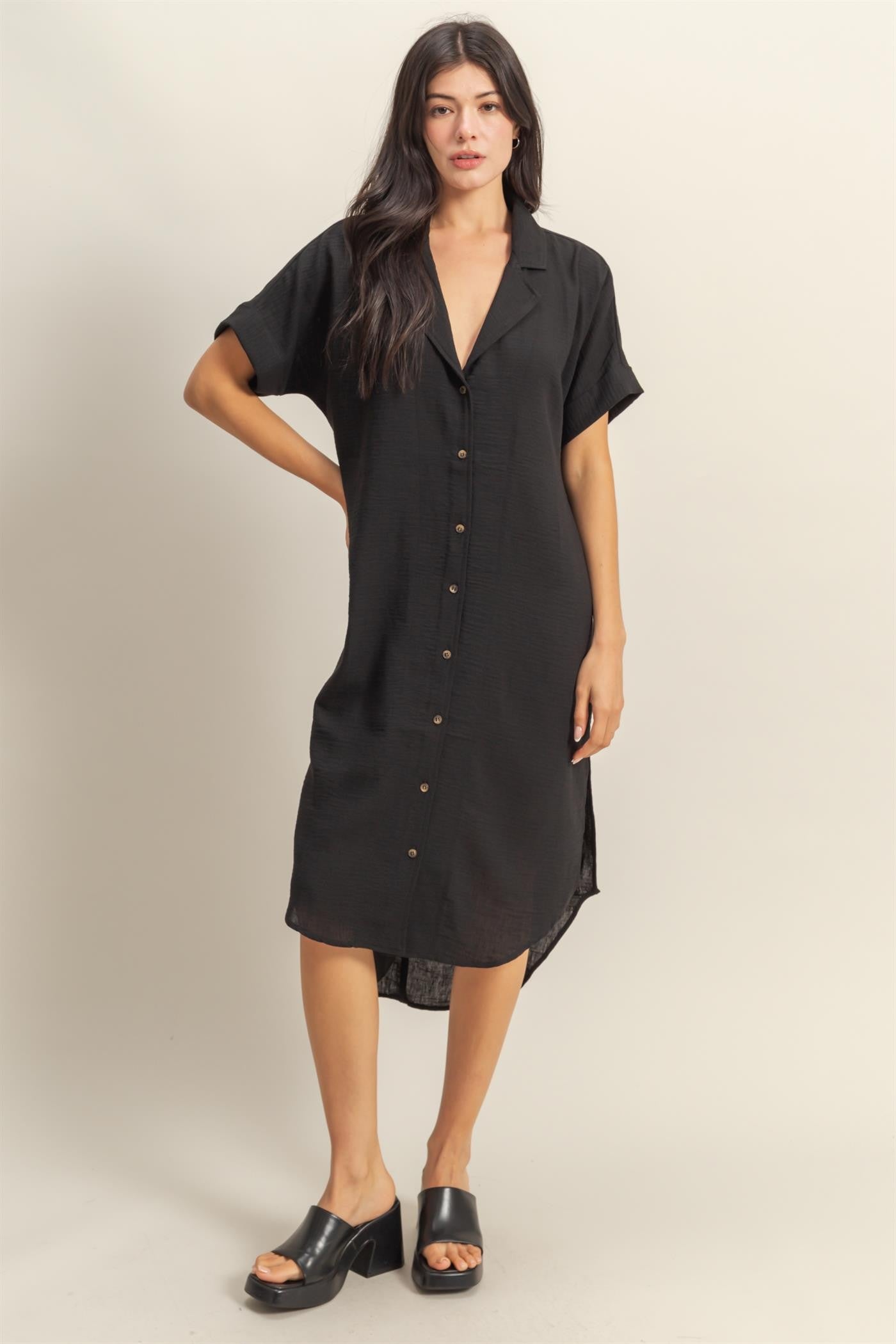 Button Down Shirt Dress