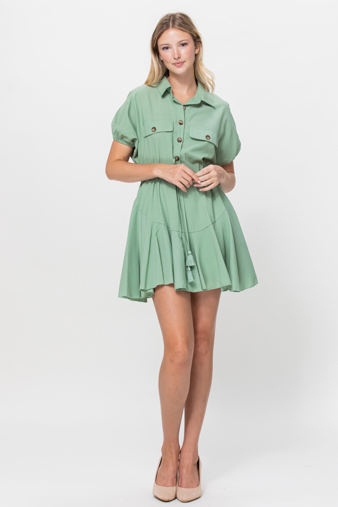 Collared Shirt Dress