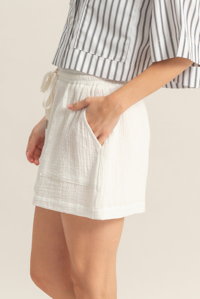Double Layered Gauze Shorts