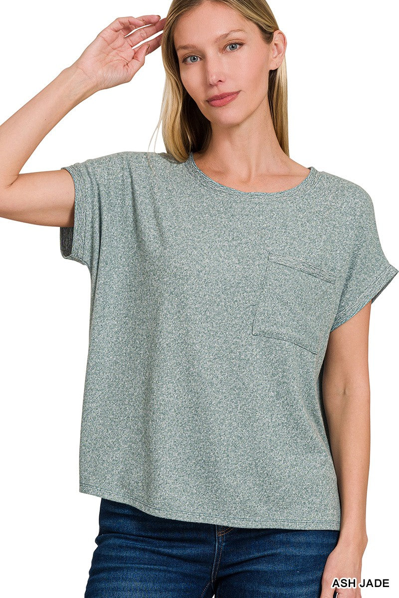 Melange Hacci Pocket Tee