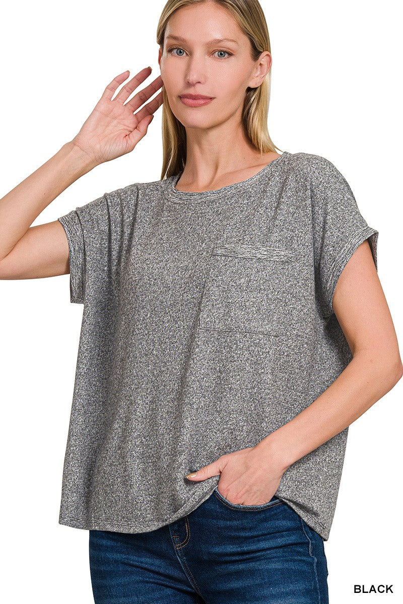 Melange Hacci Pocket Tee