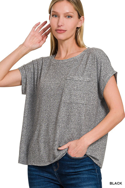 Melange Hacci Pocket Tee