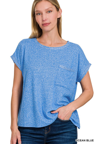 Melange Hacci Pocket Tee