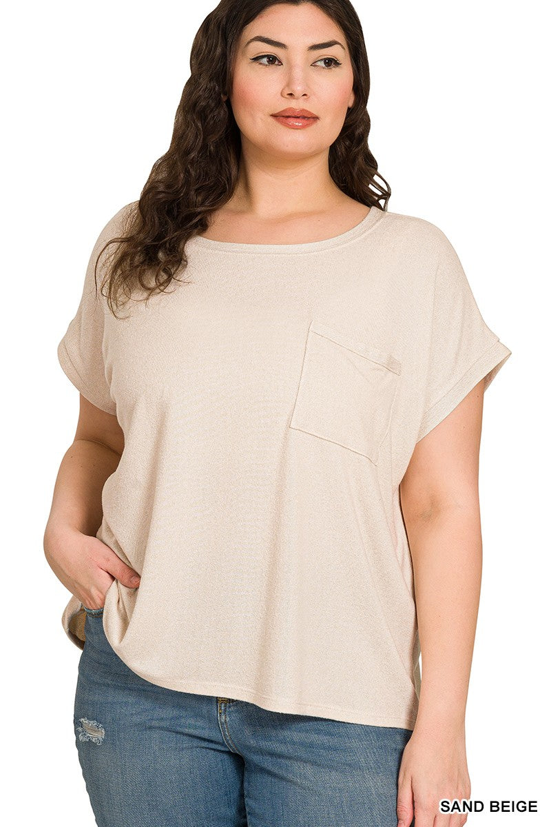 Melange Hacci Pocket Tee