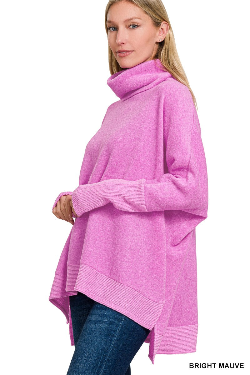 Cowl Neck Poncho Sweater