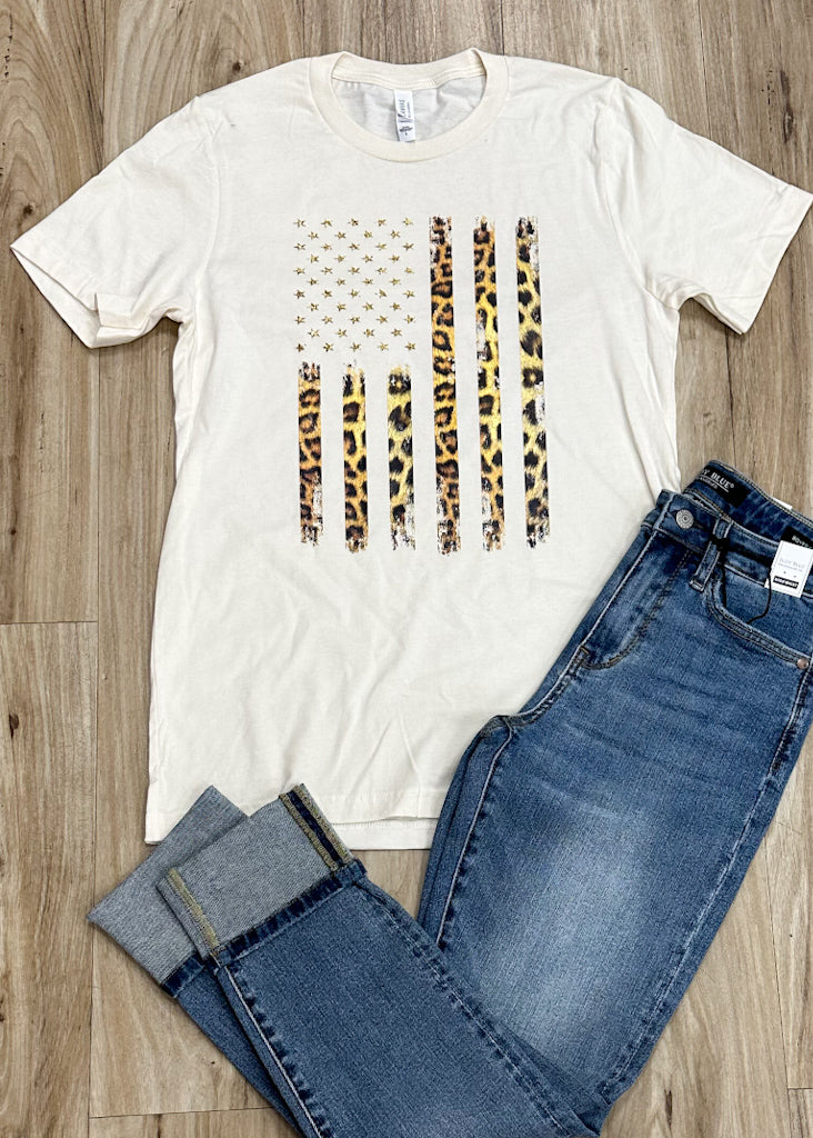 Leopard Flag Tee