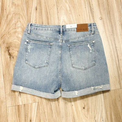 Judy Blue High Waist Cuffed Shorts