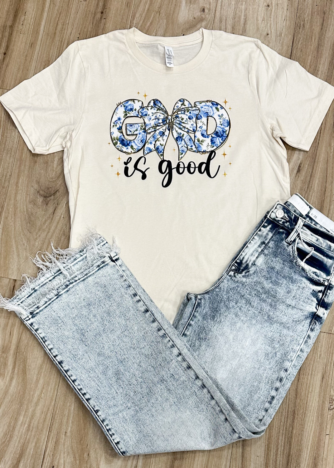 God is Good Bow Graphic Tee