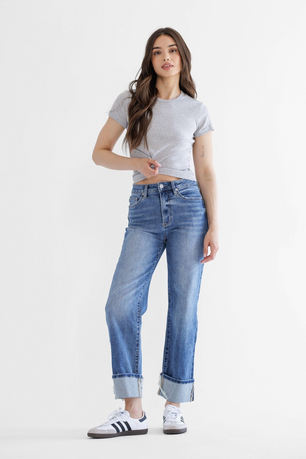Mica High Rise Straight Leg Jeans