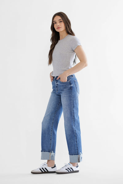 Mica High Rise Straight Leg Jeans
