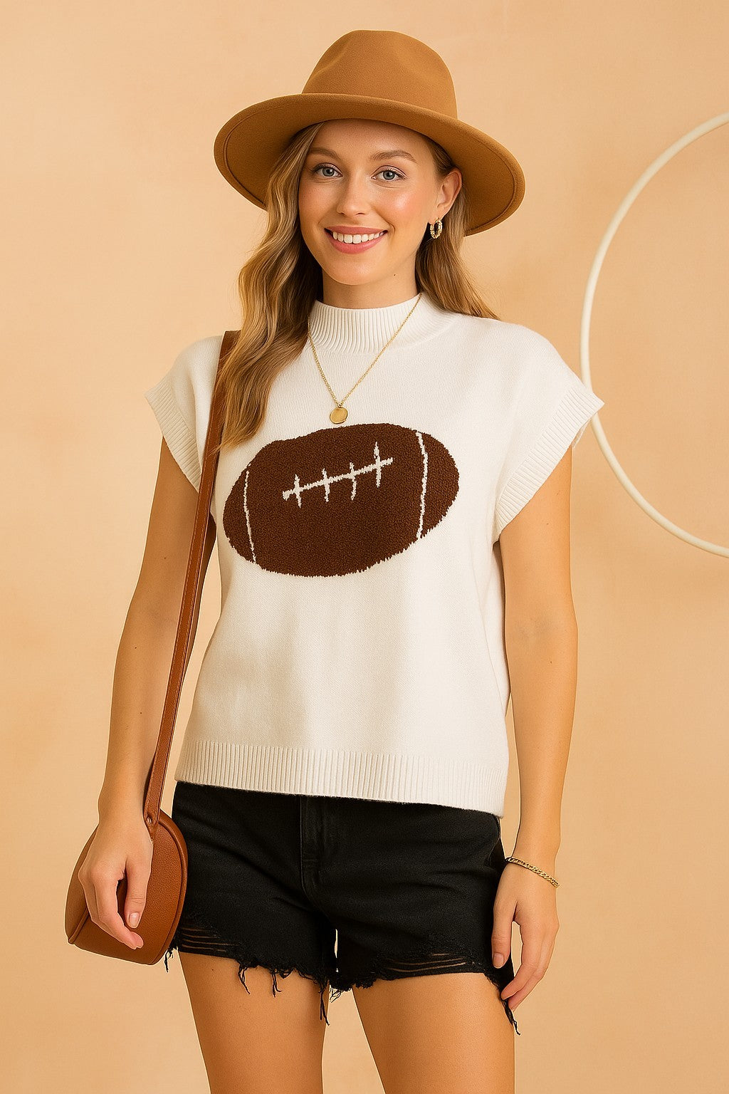 Game Day Mock Neck Sweater