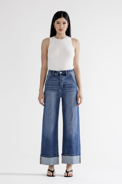 Mica High Rise Wide Leg Jeans