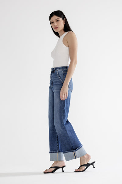 Mica High Rise Wide Leg Jeans