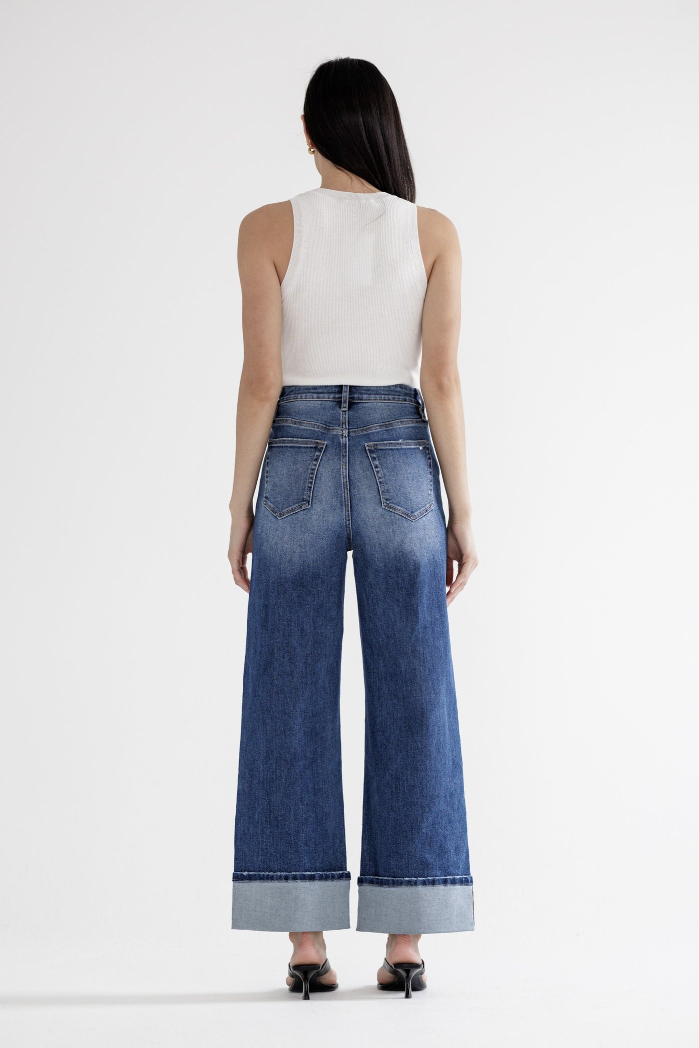 Mica High Rise Wide Leg Jeans