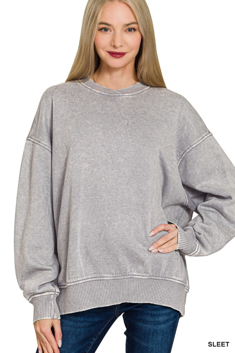 Oversized Fleece Pullover