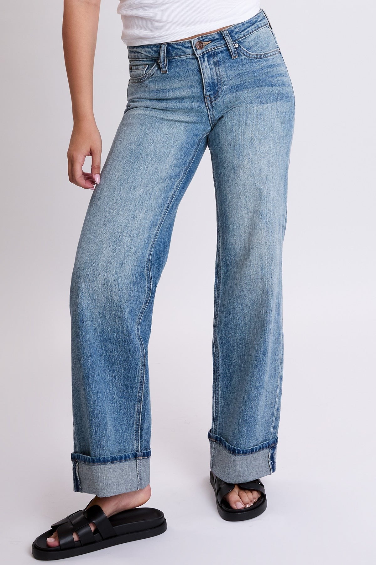 YMI Low Rise Wide Leg Jeans