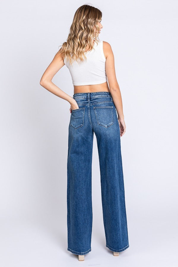 Petra High Rise Wide Leg Jeans