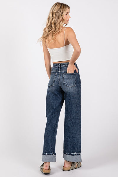 Petra High Rise Comfort Stretch Wide Leg Jeans
