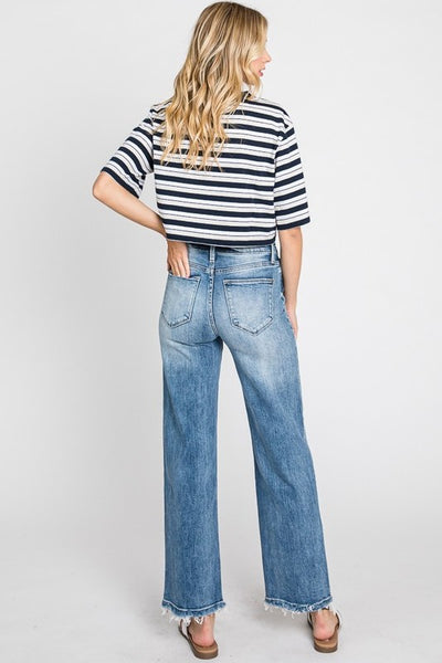 Petra Super High Rise Straight Jeans