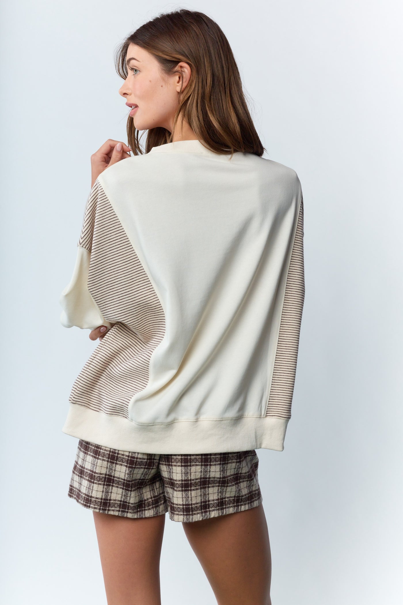 Football Bow Emroidered Top