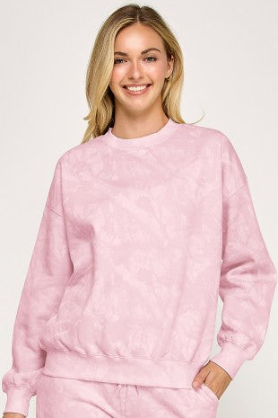Pink Camo Crewneck Sweatshirt