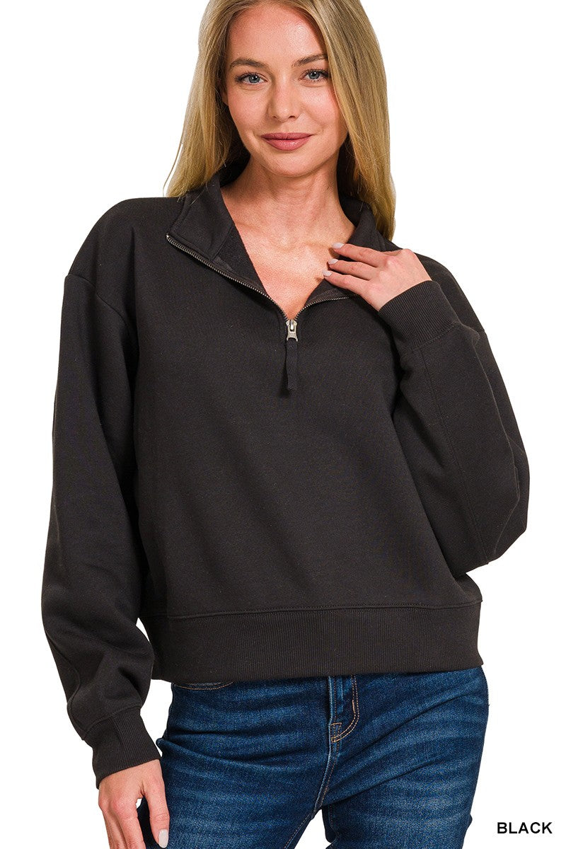 Half Zip Sweatshirt