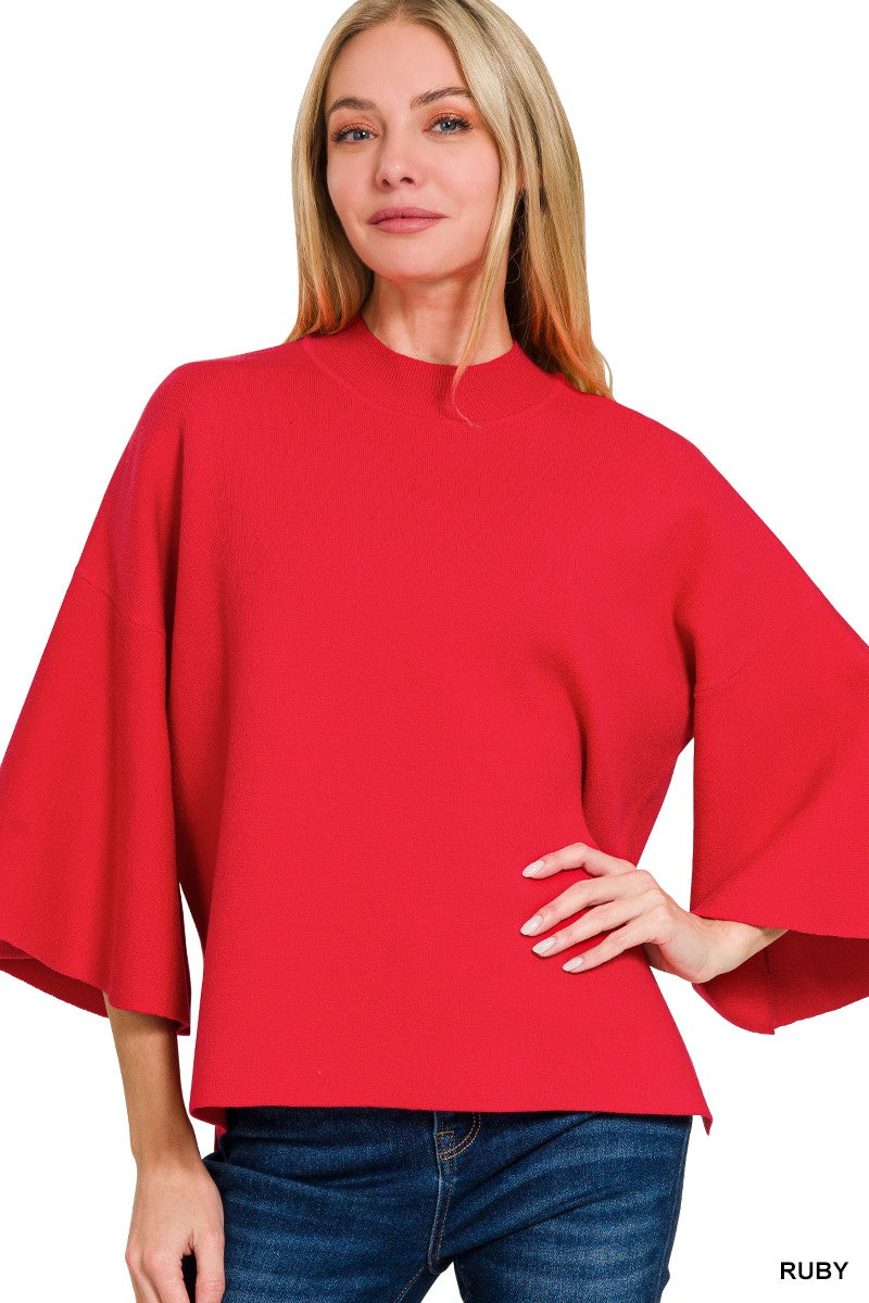 Viscose Bell Sweater