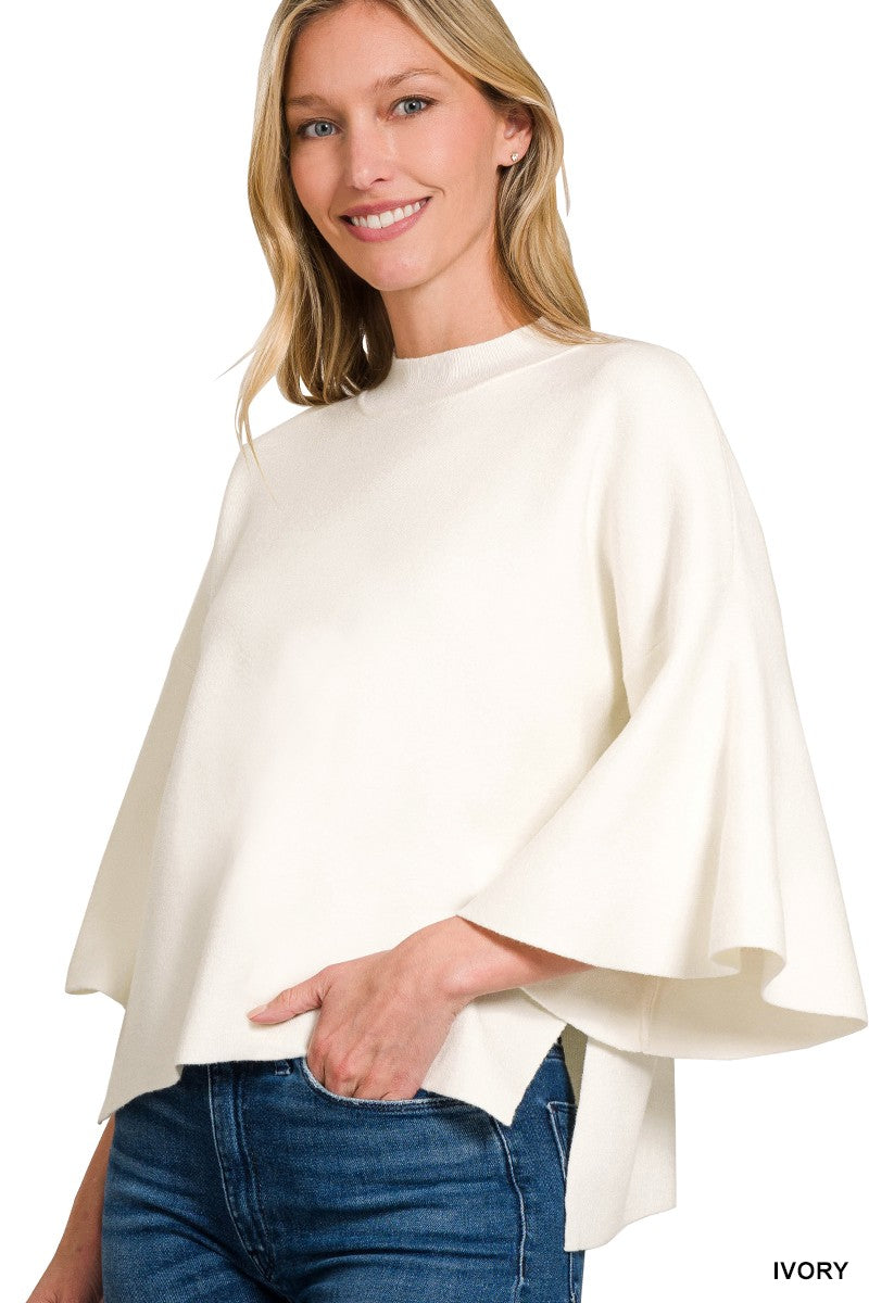 Viscose Bell Sweater