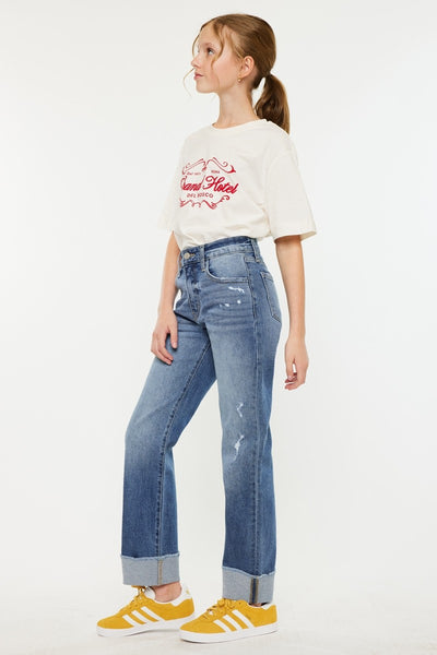 Youth KanCan High Rise Straight Leg Jeans